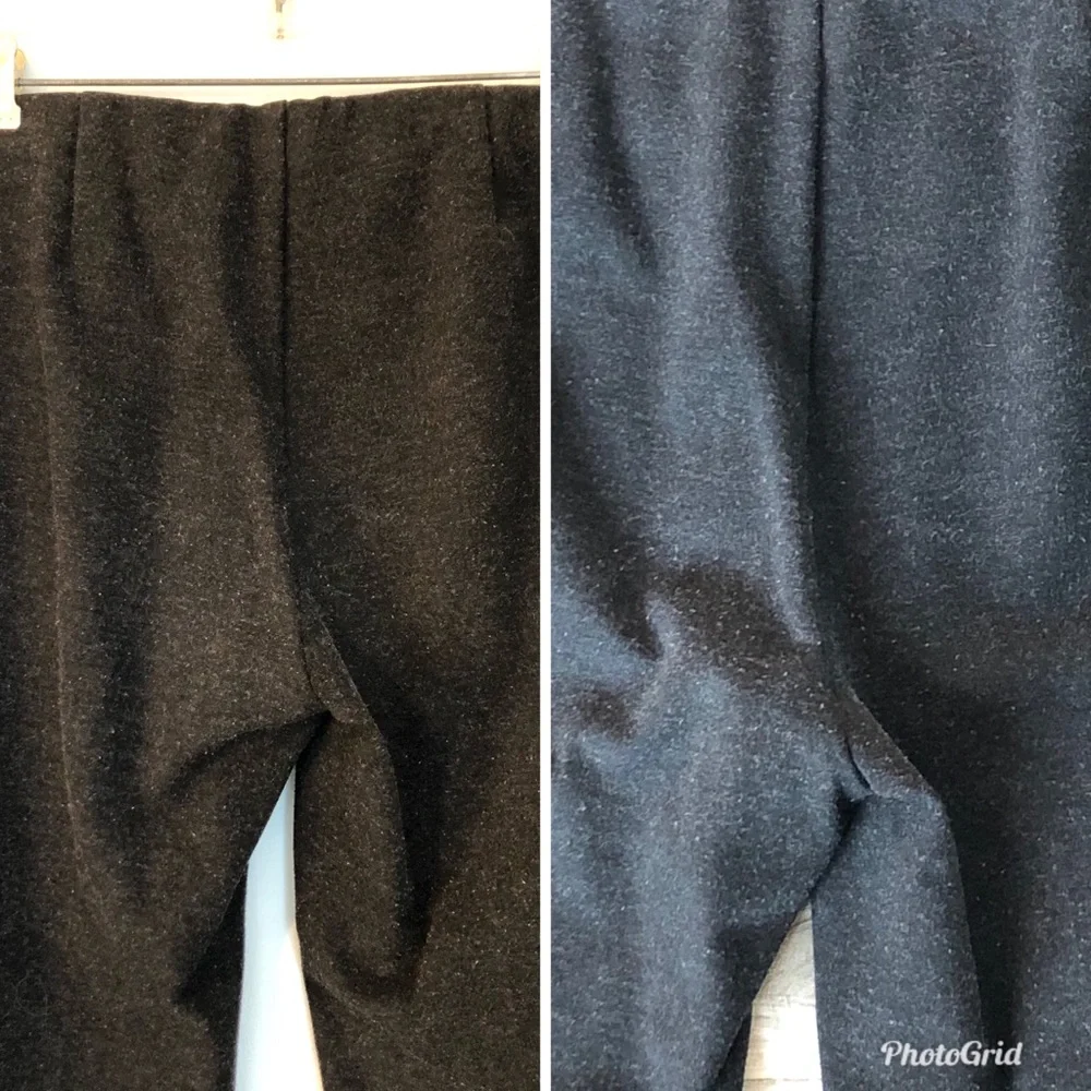 Eileen Fisher Grey Ponte Knit Pants Trousers, size Medium Petite - Picture 7 of 8